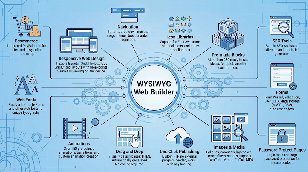 Build Responsive Web Sites with WYSIWYG Web Builder