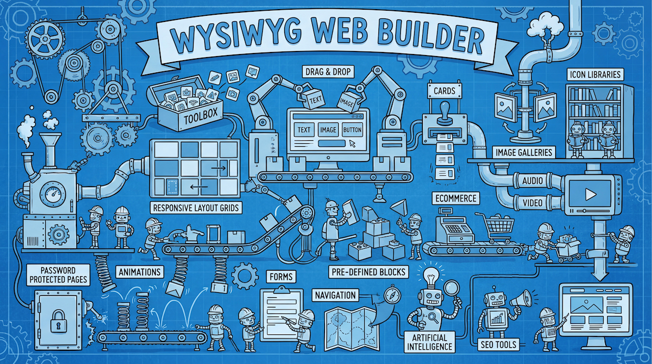 Build Responsive Web Sites with WYSIWYG Web Builder